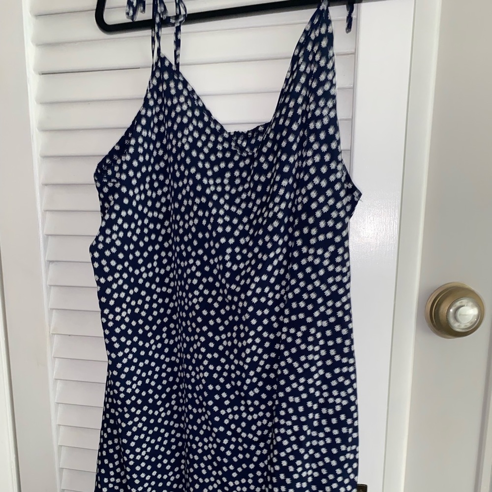 Shein 4x navy blue floral dress